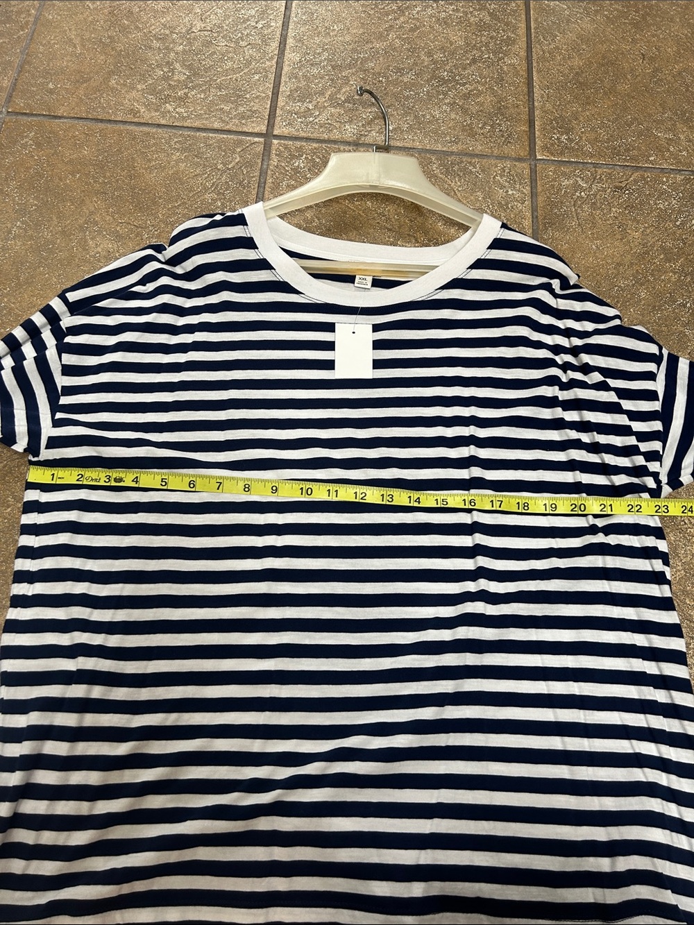 NWT J. Crew Navy and White Striped Long-Sleeve Tee - Picture 7 of 8